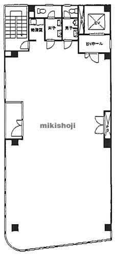 日本橋箱崎町・中洲のアライズ第２ビル 平面1