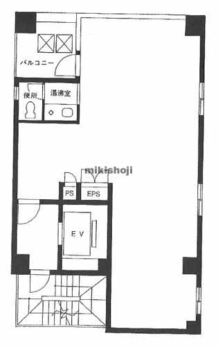 西新橋の越後屋ビル 平面1