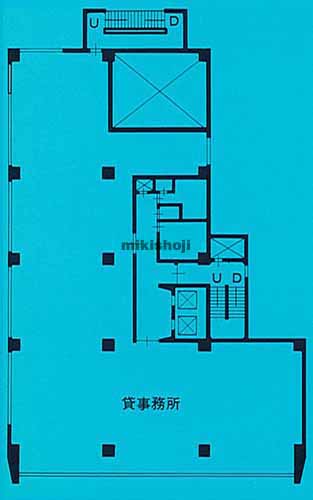 湯島の湯島ビルヂング 平面1