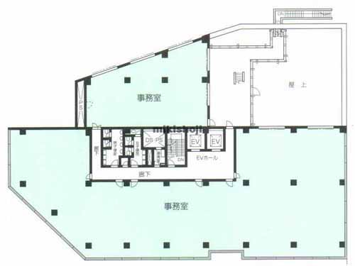 上落合・下落合のエヌケイビル 平面1