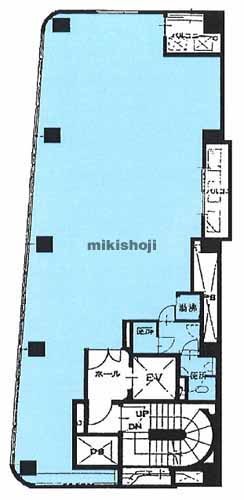 日本橋人形町・堀留町・小舟町・富沢町のミズホビル 平面1
