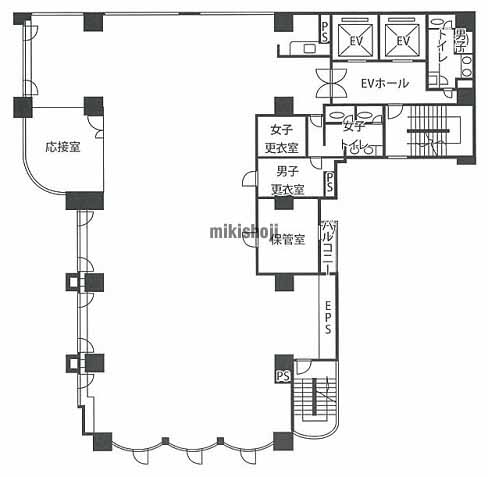 古賀オールビル 平面1