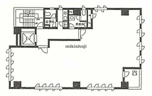 南池袋の富美栄ビル 平面1