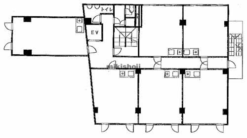 南池袋の佐伯池袋ビル 平面1