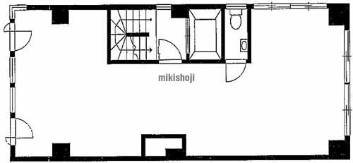 神田三崎町の神田三崎町２－１２－９ビル 平面1
