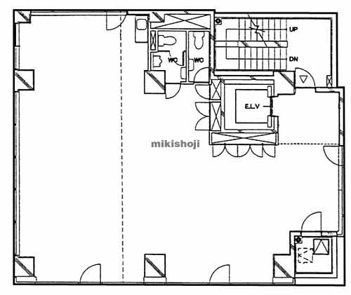 西日暮里・東日暮里のたちばなビル 平面1