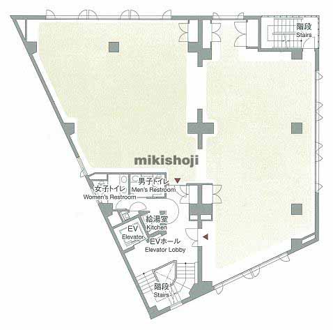八丁堀の宝町ＴＡＴＳＵＭＩビル 平面1