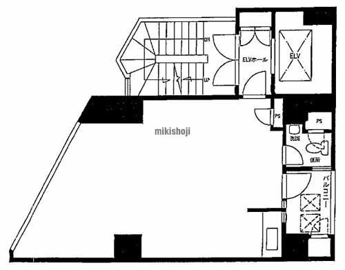 鍛冶町・神田鍛冶町のリッツビル 平面1