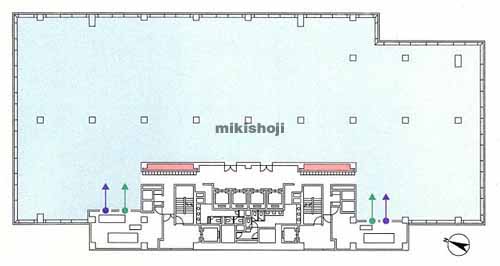 六本木の六本木ヒルズ　ゲートタワー 平面1