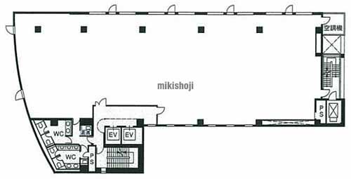 神田駿河台・神田猿楽町の新御茶ノ水アーバントリニティビル 平面1