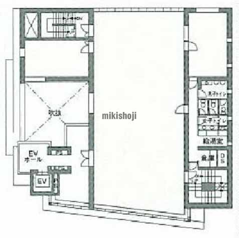 西原・大山町の代々木上原ウエストビル 平面1