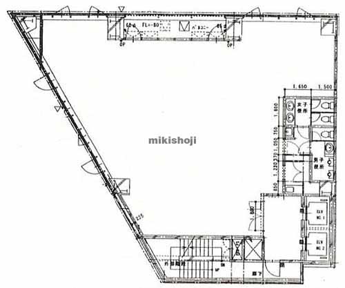 品川駅前港南ビル 平面1