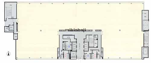大井の住友不動産大井町駅前ビル 平面1