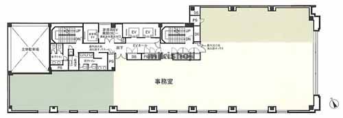 日本橋の日本橋加藤ビルディング 平面1