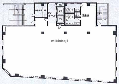 日本橋室町のクアトロ室町ビル 平面1