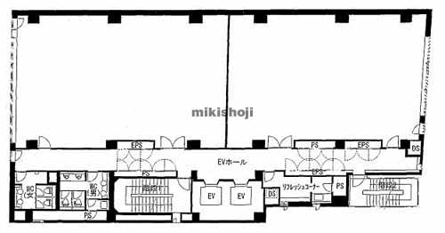 銀座の銀座ヤマトビル 平面1