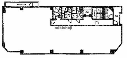ヤワタ上野ビル 平面1