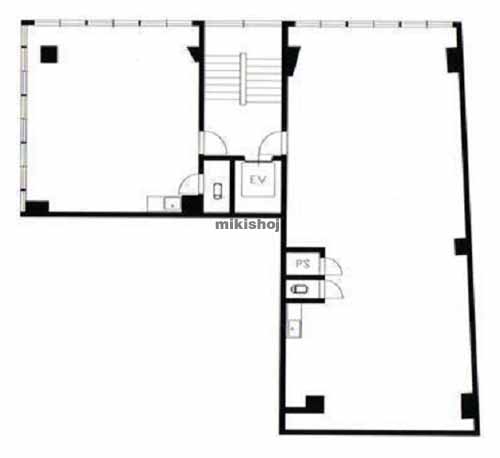 神田和泉町・神田松永町の昭和ビル 平面1