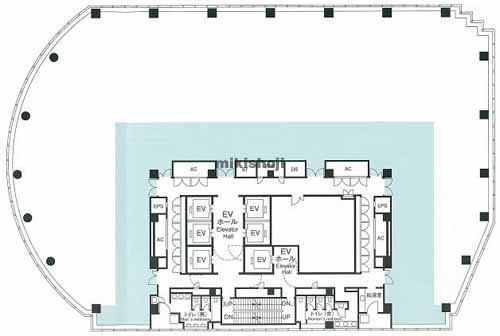 ＮＢＦプラチナタワー 平面1