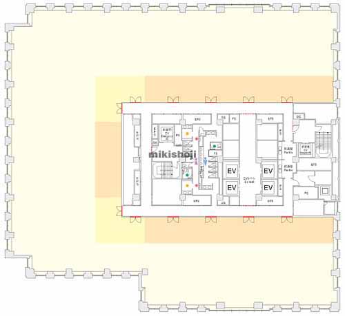 霞が関・永田町の霞が関コモンゲート西館 平面1