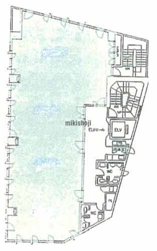 代々木・元代々木町の大和代々木ビル 平面1