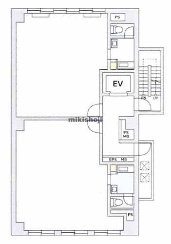 九段北の桜ビル 平面1