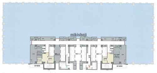 丸の内トラストタワー本館 平面1