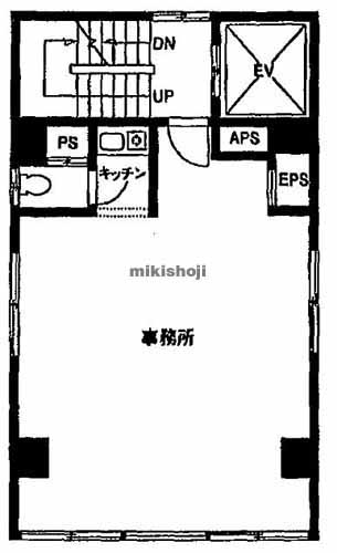 神田多町・神田司町・神田美土代町の上田司町ビル 平面1