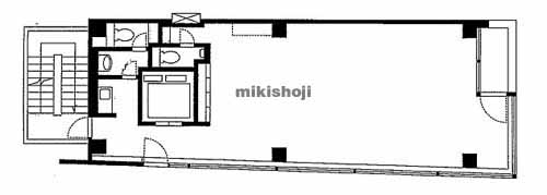 日本橋本町の山一大野ビル 平面1
