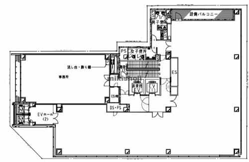 京橋創生館 平面1
