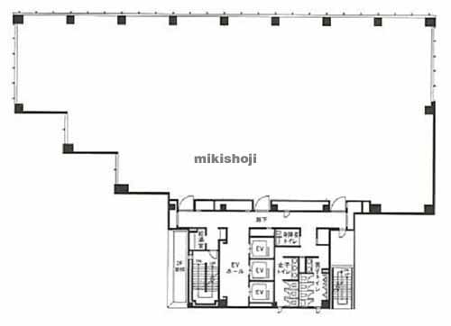 千駄ヶ谷のＤａｉｗａ千駄ヶ谷ビル 平面1