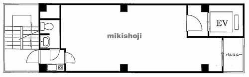 恵比寿西の高麗羅ビル 平面1