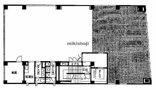千駄ヶ谷のジュニアー千駄ヶ谷ビル 平面1