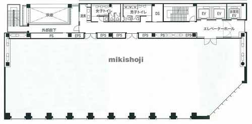 両国・横網のヒューリック両国ビル 平面1