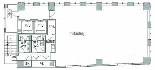 赤坂・元赤坂の赤坂日ノ樹ビル 平面1
