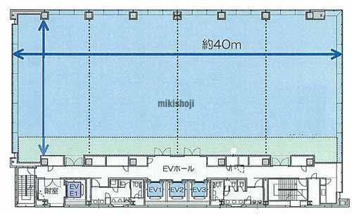 京橋のＷＯＲＫ　ＶＩＬＬＡ　ＫＹＯＢＡＳＨＩ 平面1