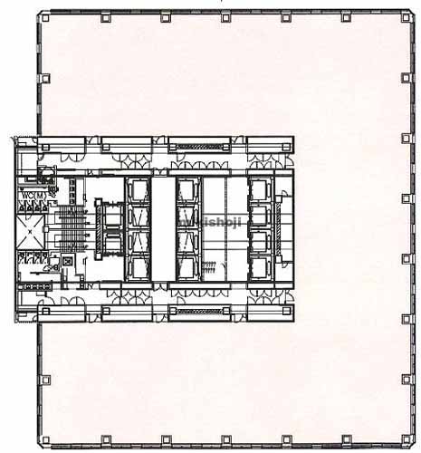 北新宿の新宿フロントタワー 平面1