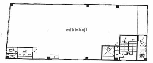 坂戸市の開運ビル 平面1