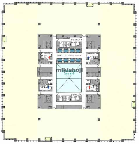 港南の品川シーズンテラス 平面1