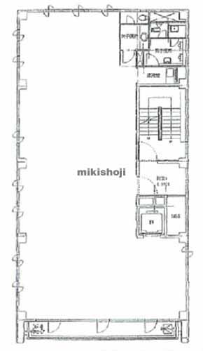 日本橋人形町・堀留町・小舟町・富沢町の日本橋三洋ビル 平面1