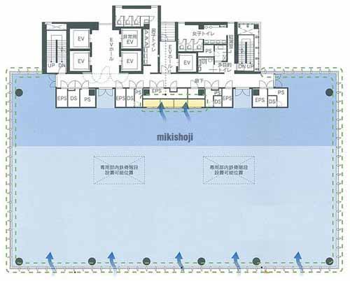恵比寿の恵比寿ファーストスクエア 平面1