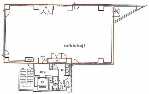 九段北の瑞鳥ビル 平面1