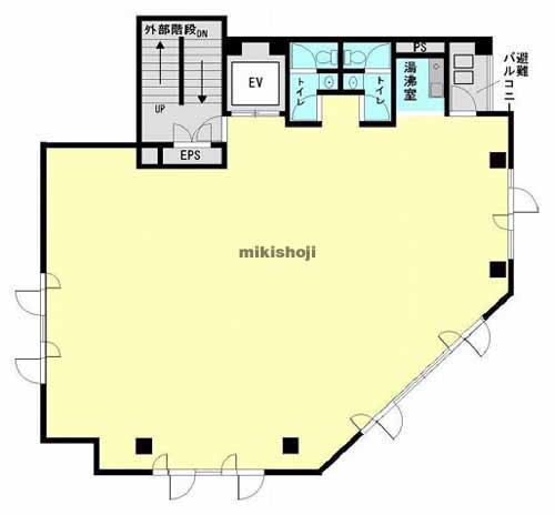 北区の第二シマ企画ビル 平面1