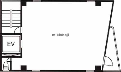 熊谷市の筑波ビル 平面1