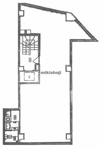 門前仲町・永代・富岡の門前仲町Ｓ＆Ｓビル 平面1