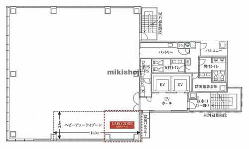 日本橋本町のＰＭＯ新日本橋 平面1