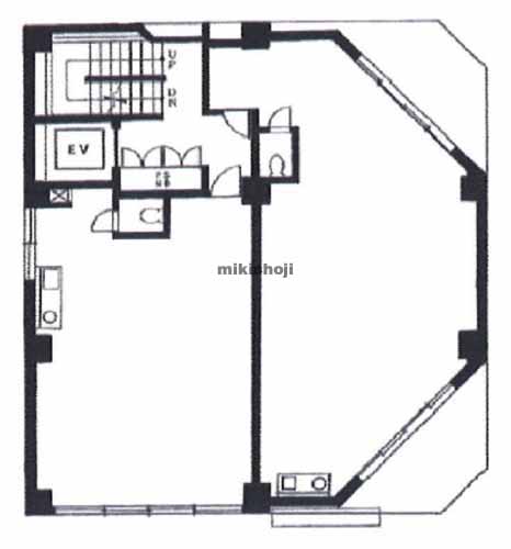 新小川町・山吹町の小宮山ビル 平面1