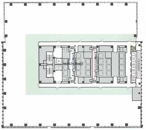 海岸・芝浦のｍｓｂ　Ｔａｍａｃｈｉ　田町ステーションタワーＳ 平面1