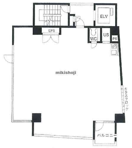 南青山のユニマットハイダウェイビル 平面1