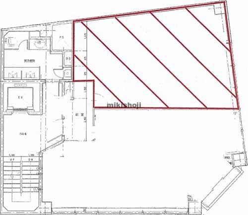 王子不動産銀座ビル 平面1
